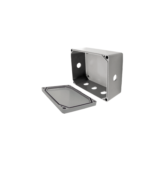 RAWELT JB-0549-62 Caja de Unión de Aluminio con 6 salid