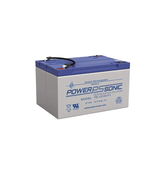 POWER SONIC PS-12100-F2 Batería 12V 12AH Para Respaldo