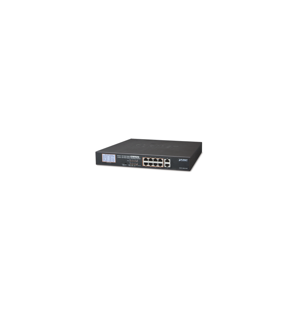 PLANET GSD-1002VHP Switch No Adminsitrable PoE+ distanc