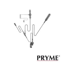 PRYME SPM-3343 Micrófono - Audífono de solapa de 3 cabl