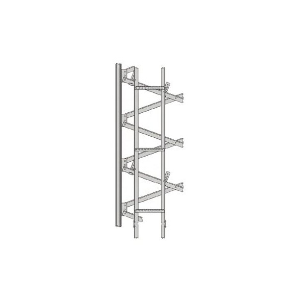 ROHN WL20F94KD Guía de Cable tipo escalerilla de 20 pie