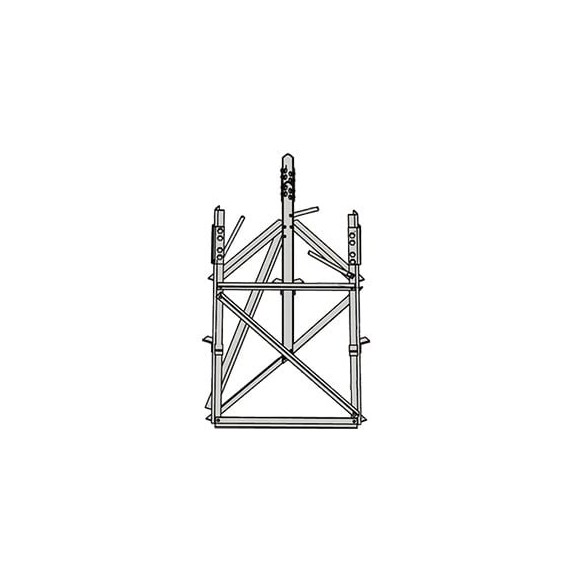 ROHN RSB-09 Base corta para sección 9 para Torres Autos