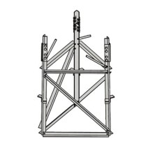 ROHN RSB-05 Base para Sección 5 de torre Autosoportada