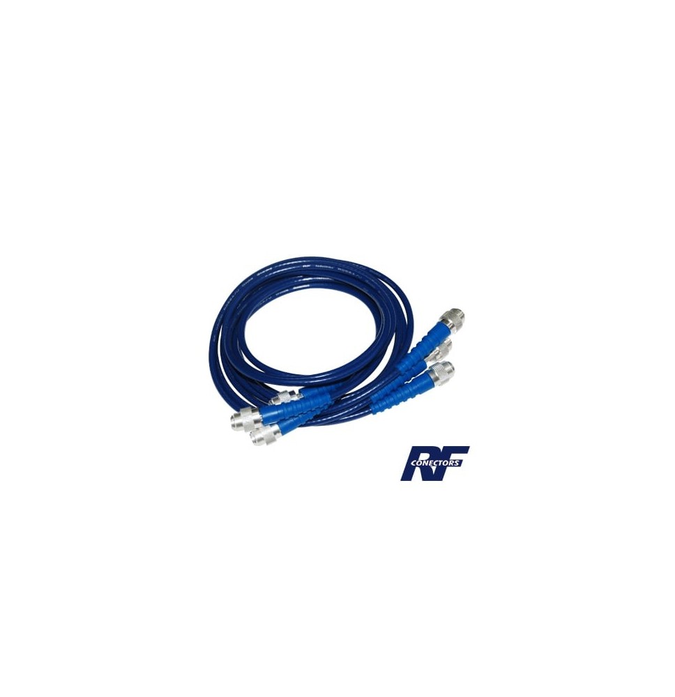 RF INDUSTRIES LTD RFA-4041 Juego de 3 Cables Doble Mall