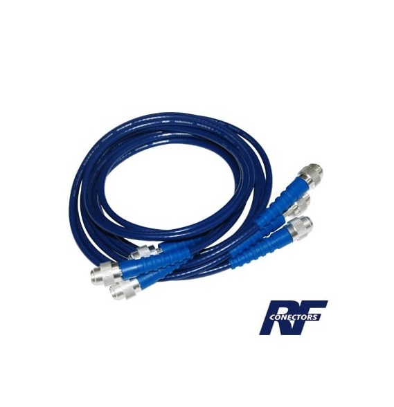 RF INDUSTRIES LTD RFA-4041 Juego de 3 Cables Doble Mall