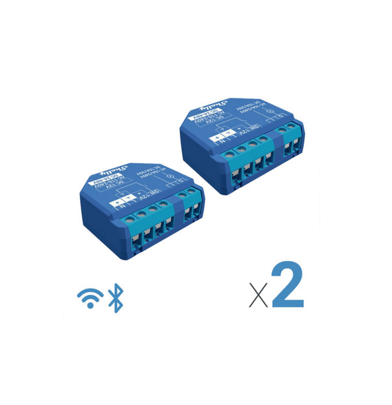 SHELLY SHELLYPLUS1X2 Relevador inalámbrico (par 2 pieza