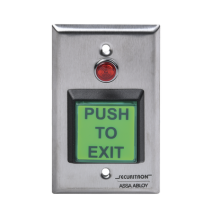 SECURITRON-ASSA ABLOY AC-PB2 Botón Momentáneo con Garan