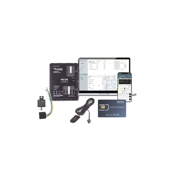 RUPTELA HCV5KIT2 Kit de Localizador 4G LTE CATM1/ Inclu