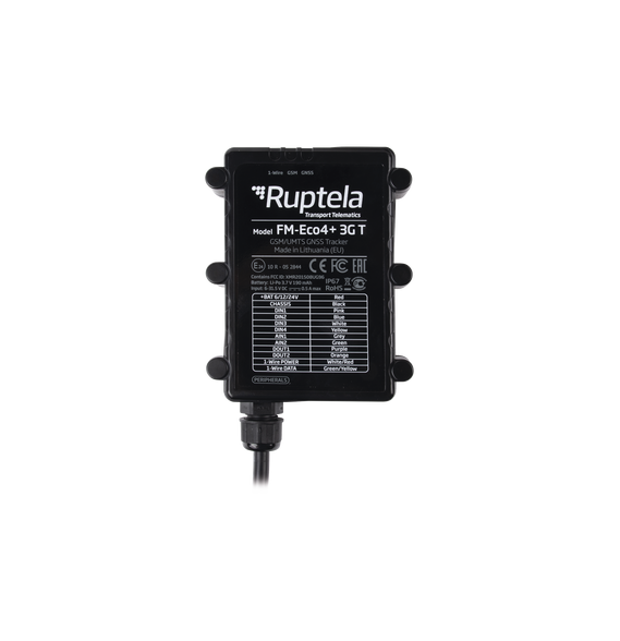 RUPTELA ECO4PLUS3GT Localizador vehicular 3G / Antenas