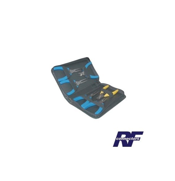 RF INDUSTRIES LTD RFA-4081 Juego de 6 piezas. Incluye 4