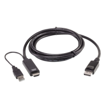 ATEN 2L7D02HDP Cable HDMI a DisplayPort True 4K de 1 8