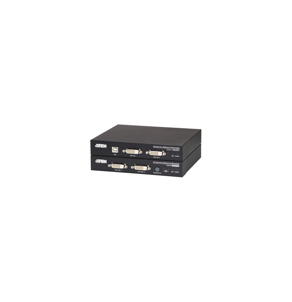 ATEN CE624 Extensor KVM | HDBaseT? | 2.0 DVI dual displ