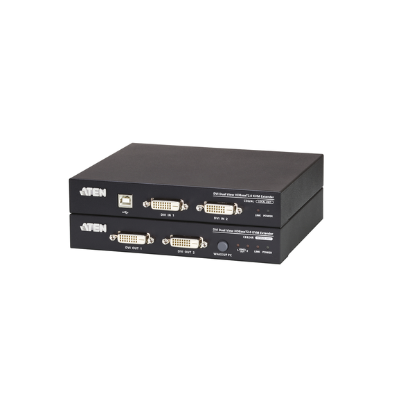 ATEN CE624 Extensor KVM | HDBaseT? | 2.0 DVI dual displ