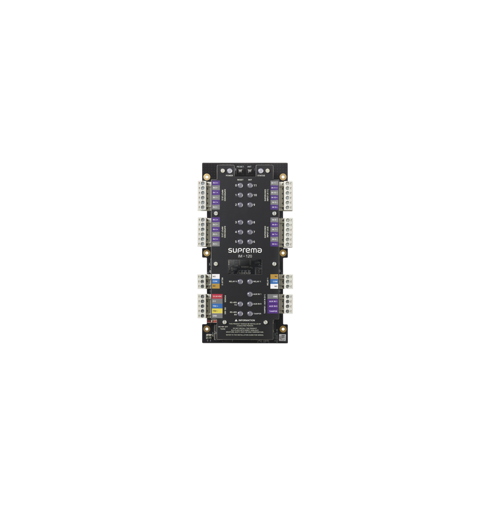 SUPREMA IM120 Módulo de Supervisión de 12 Entradas y 2