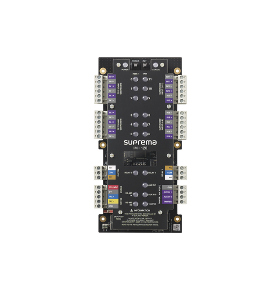 SUPREMA IM120 Módulo de Supervisión de 12 Entradas y 2