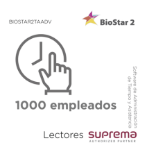 SUPREMA BIOSTAR2TAADV Software de Administración de Tie