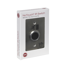 STI NT-SS100-ES Interruptor IR NoTouch® de Acero Inoxid