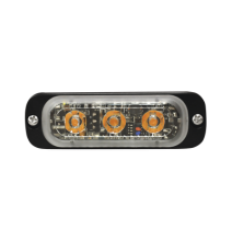 SIGNALPRO SP3R Luz Auxiliar de 3 LED Roja SAE 12-24 Vcd