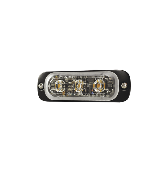 SIGNALPRO SP3A Luz Auxiliar de 3 LED Ambar SAE 12-24 Vc