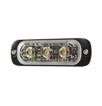 SIGNALPRO SP3A Luz Auxiliar de 3 LED Ambar SAE 12-24 Vc