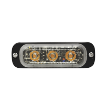 SIGNALPRO SP3A Luz Auxiliar de 3 LED Ambar SAE 12-24 Vc
