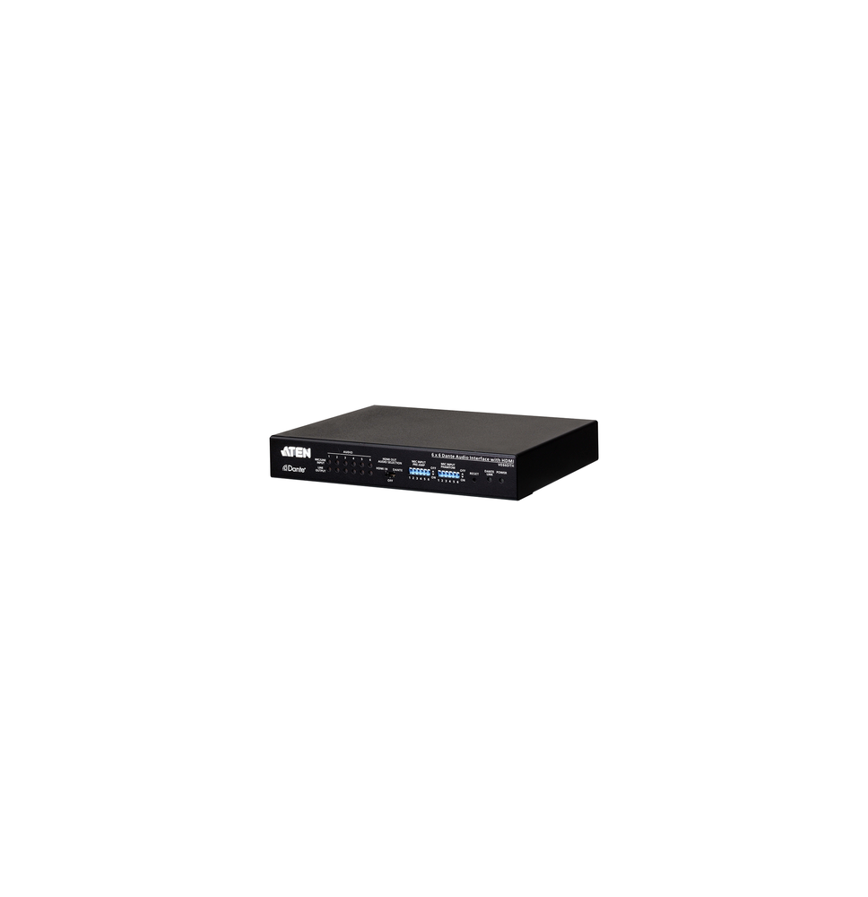 ATEN VE66DTH Interfaz de audio Dante | 6 x 6 | con HDMI