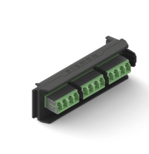 SIEMON LVA12-LSA-BC-A Placa Acopladora LightVerse 6 Con