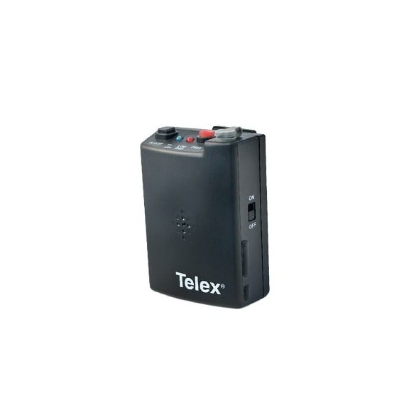 TELEX PB242 Transmisor RF con Batería Li-Ion y Clip par