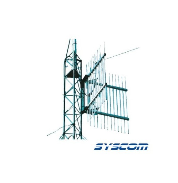 Syscom SYSCR12U Antena Base UHF Direccional Rango de Fr