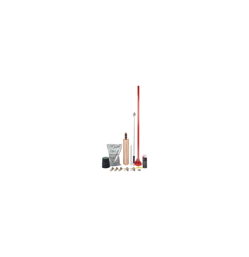 TOTAL GROUND KIT-MASTER-ALU-V2 Kit Pararrayo con Acceso