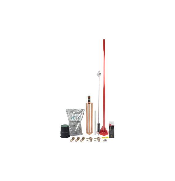 TOTAL GROUND KIT-MASTER-ALU-V2 Kit Pararrayo con Acceso