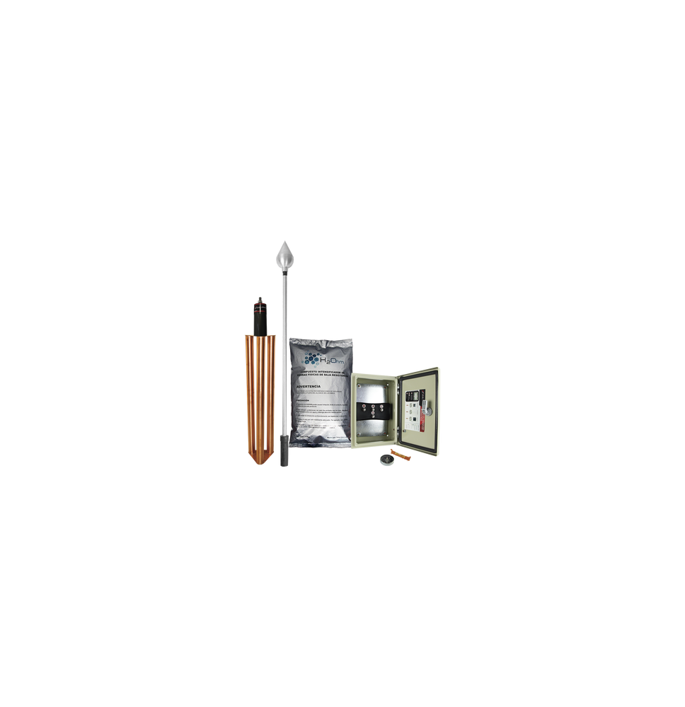 TOTAL GROUND KDA-01-ALU Kit de Pararrayo con Punta en A