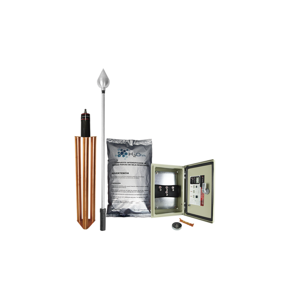 TOTAL GROUND KDA-01-ALU Kit de Pararrayo con Punta en A