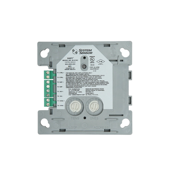 SYSTEM SENSOR W-SYNC Módulo de Sincronización Inalámbri