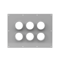 SYSCOM TOWERS STEP423 Placa Pasamuro Con Capacidad de 6