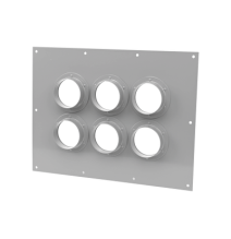 SYSCOM TOWERS STEP423 Placa Pasamuro Con Capacidad de 6