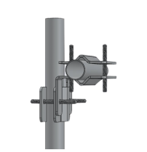 SYSCOM TOWERS SMMK5 Herraje Adaptador Cruzado para Mást