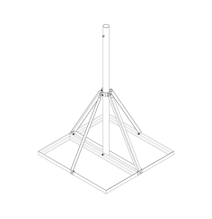 SYSCOM TOWERS S-BNP-901 Base No Penetrante Base de 0.9