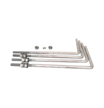 SYSCOM TOWERS MSC-30A-3 Poste de Acero Galvanizado para