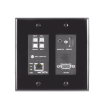 ATLONA AT-HDVS-200-TX-WP-BLK  TX ONLY  TWO-INPUT WALL P