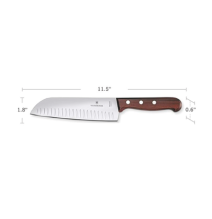 VICTORINOX 6.8520.17G Cuchillo Santoku Wood de 17 cm Fi