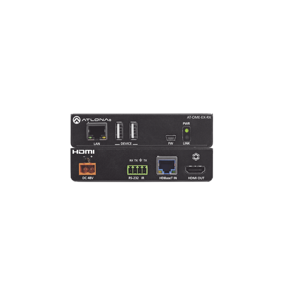 ATLONA AT-OME-EX-RX OMEGA 4K/UHD Receptor HDBaseT para