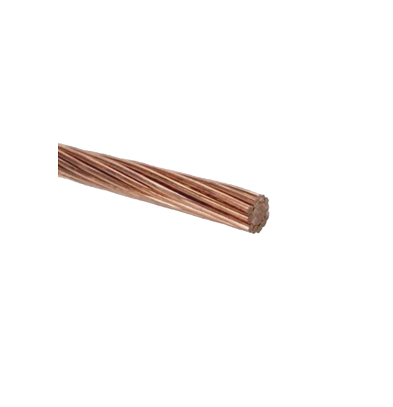 VIAKON A084/50M Cable de Cobre Desnudo Semiduro 7 Hilos