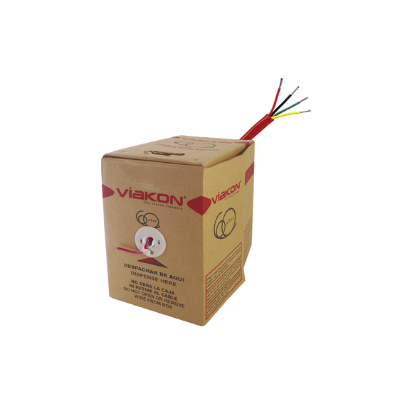 VIAKON 9424 Bobina de alambre de 305 metros 4 x 18 AWG