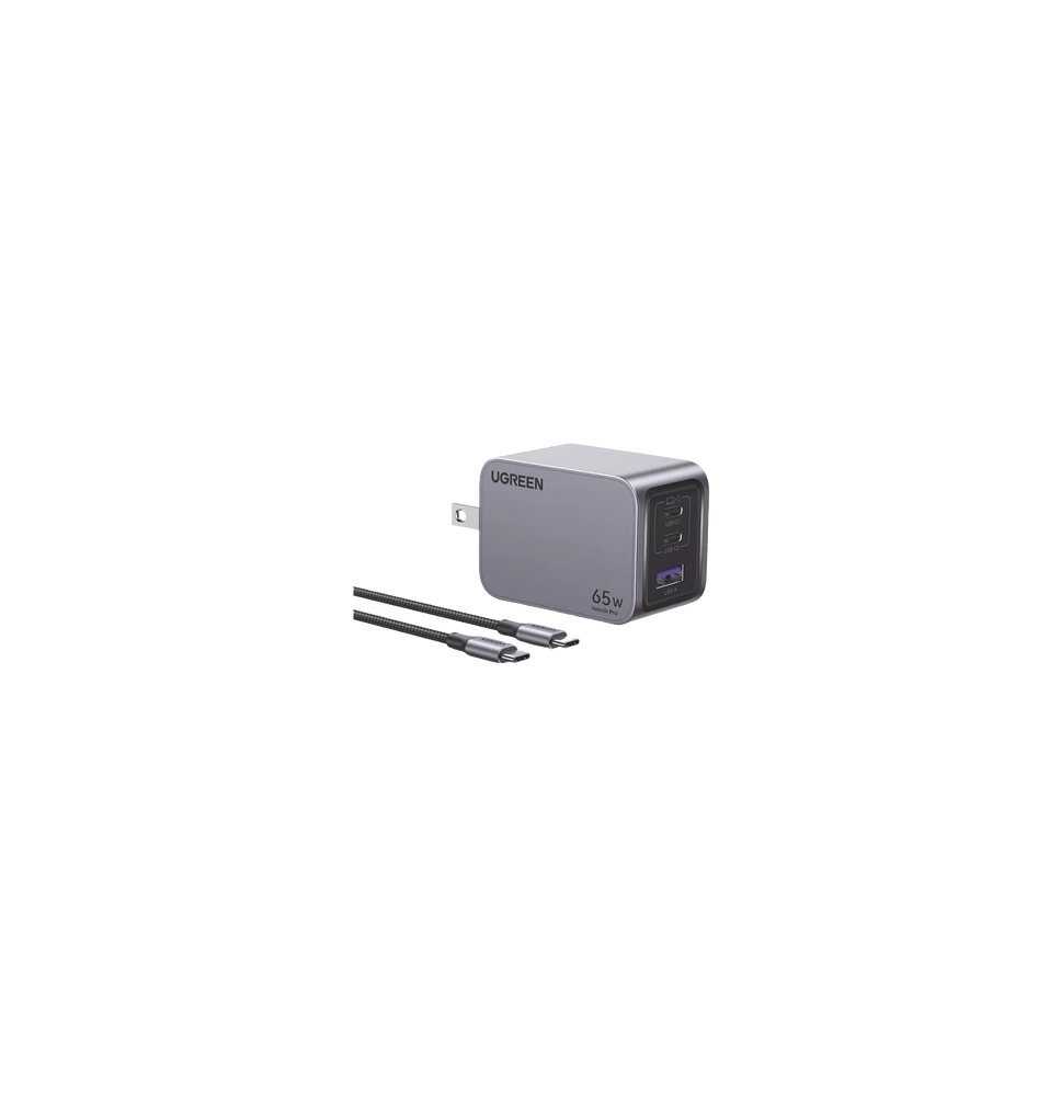UGREEN 25870 Cargador de 65W serie Nexode Pro | 3 Puert