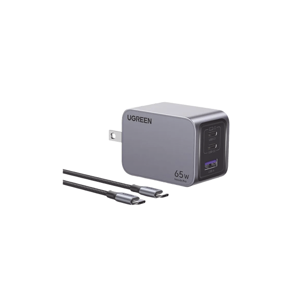 UGREEN 25870 Cargador de 65W serie Nexode Pro | 3 Puert