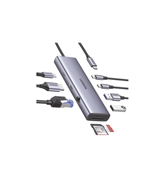 UGREEN 15375 HUB USB-C (Docking Revodok) 9 en 1 | 2 USB