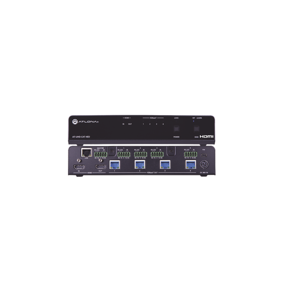 ATLONA AT-UHD-CAT-4ED 4K/UHD HDBASET HDMI 1 X 4 EXTENDE