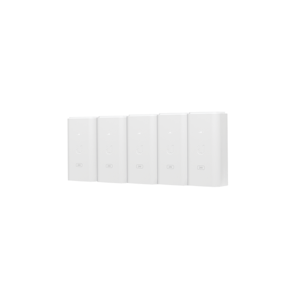 UBIQUITI NETWORKS POE-24-12W-5P 5 Unidades del Adaptado