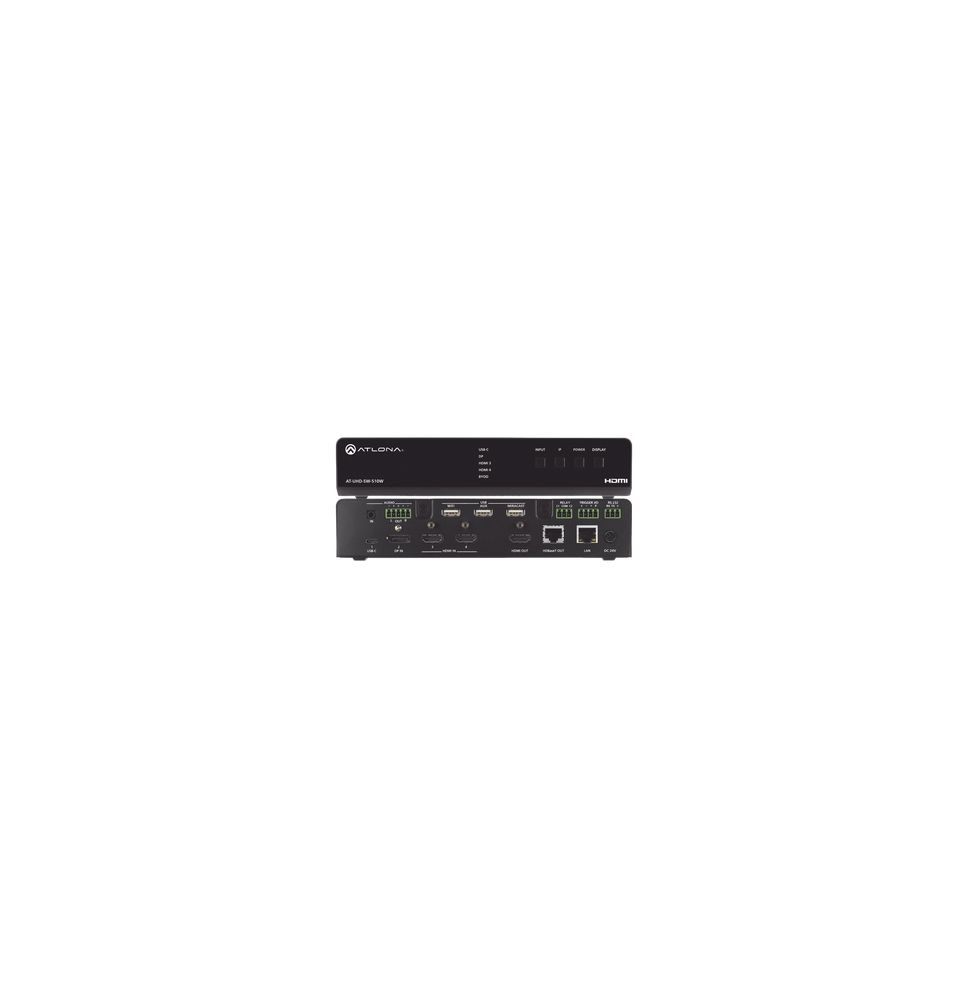 ATLONA AT-UHD-SW-510W FIVE-INPUT UNIVERSAL SWITCHER WIT